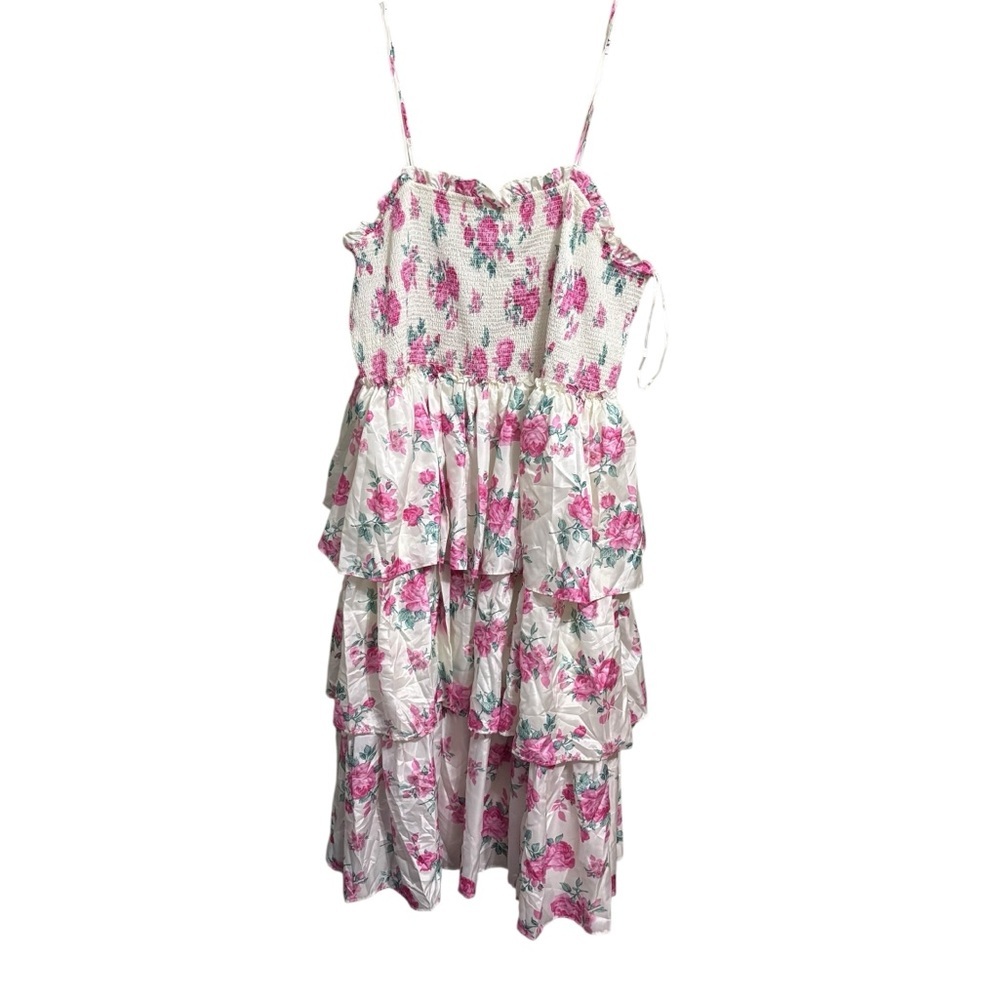 LoveShackFancy x TARGET Sz 2X Elise dress Tiered Dress Floral - Picture 14 of 16